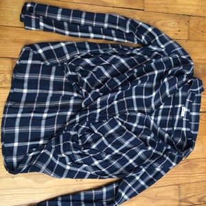 Hollister Plaid Blouse